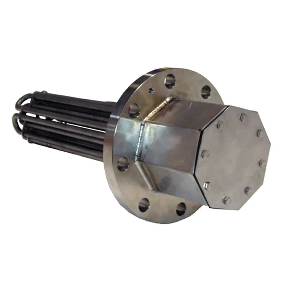 Pemanas Perendaman Tangki Penyimpanan Tipe Flange